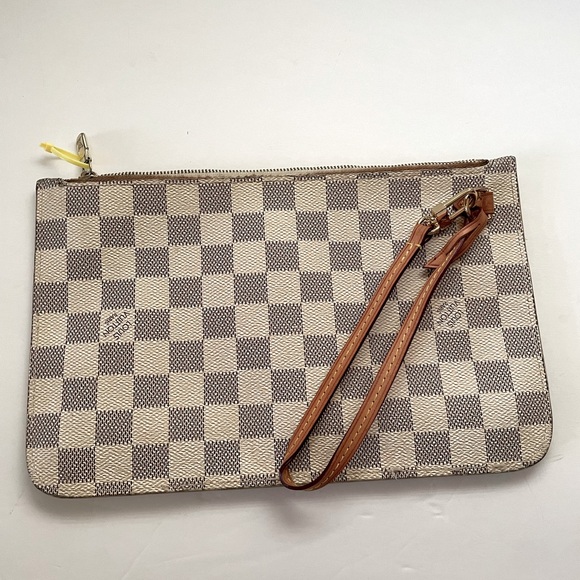 Louis Vuitton Handbags - Louis Vuitton Damier Azur Wristlet Pouch Authentic